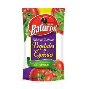 Salsa de Tomates Vegetales y Especias
