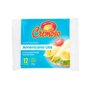 Cremoso Queso Amarillo Lite 12 Rebanadas